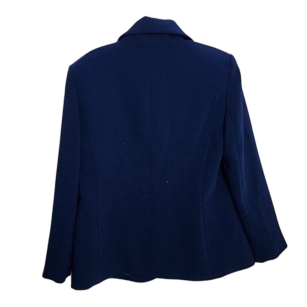 Doncaster Collection Dark Blue Two-Button Jacket, NWT, Size 12 - Picture 6 of 7